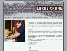 Tablet Screenshot of larry-crane.com